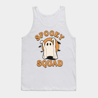 Spooky squad groovy ghost Tank Top